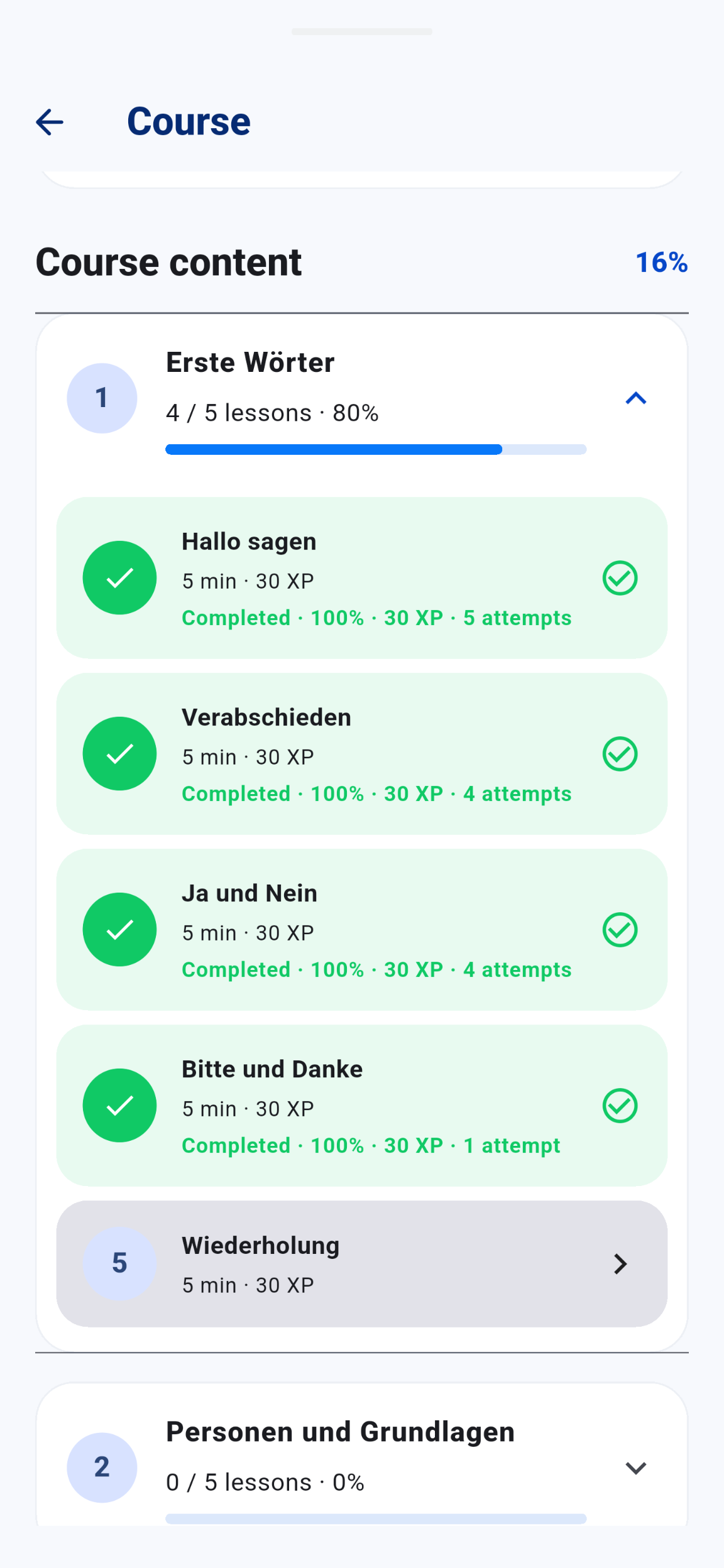 VERGO app screenshot 2